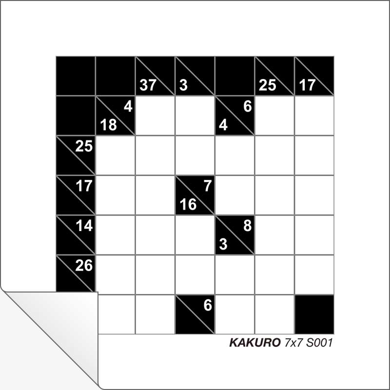 Kakuro 7x7 S001