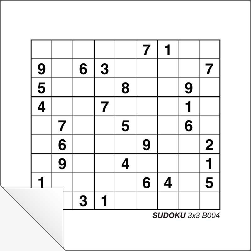 Sudoku 3x3 B004