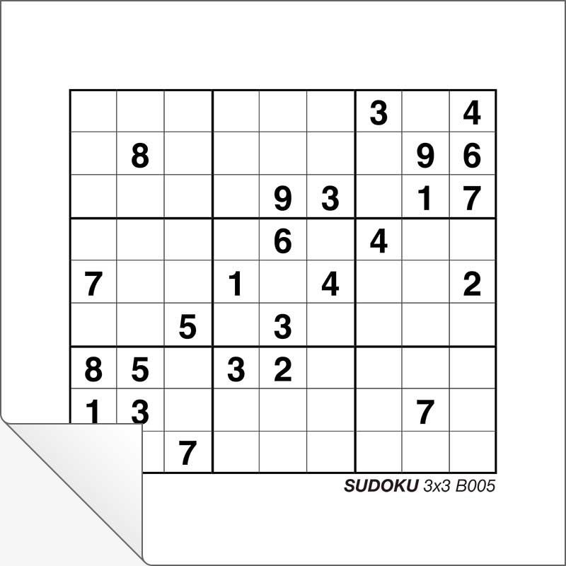 Sudoku 3x3 B005