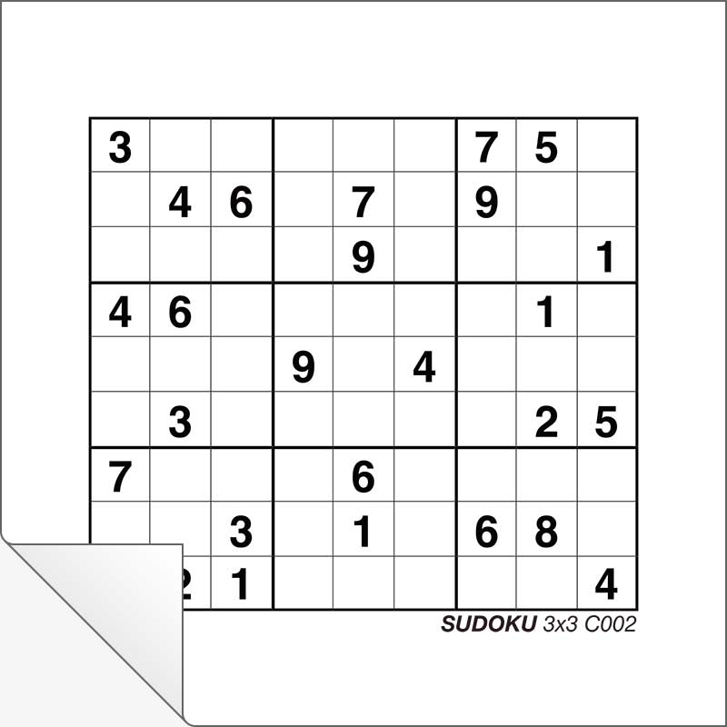 Sudoku 3x3 C002