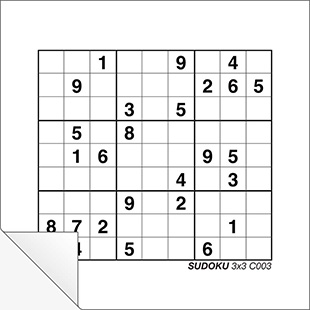 Sudoku 3x3 C003