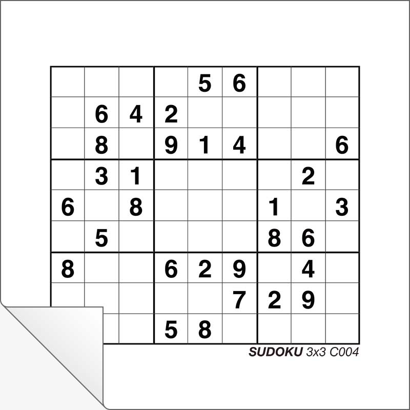 Sudoku 3x3 D001