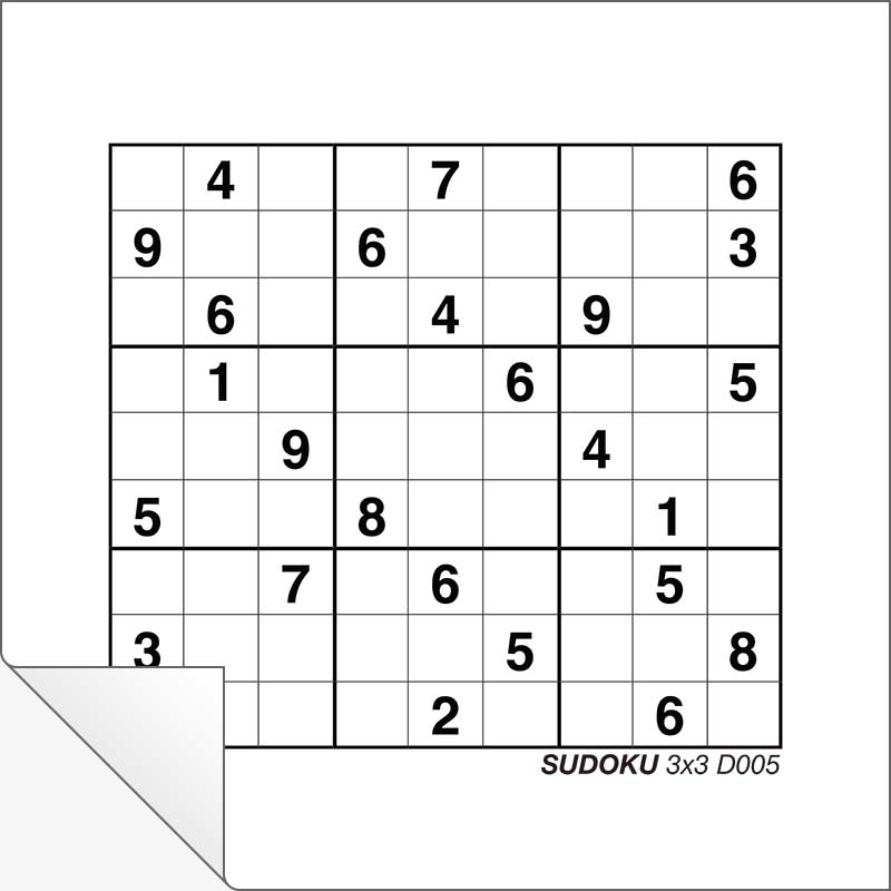 Sudoku 3x3 D001