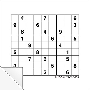 Sudoku 3x3 D005