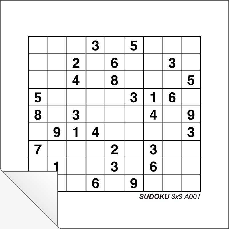 Sudoku 3x3 A001
