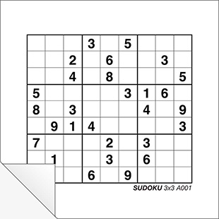 Sudoku 3x3 A001