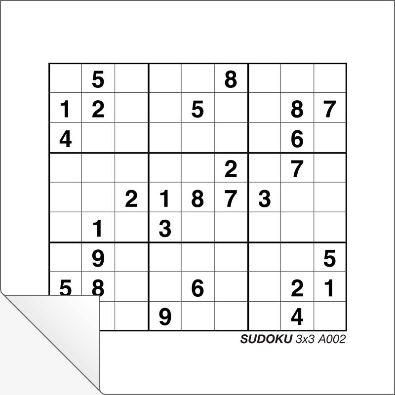 Sudoku 3x3 A002