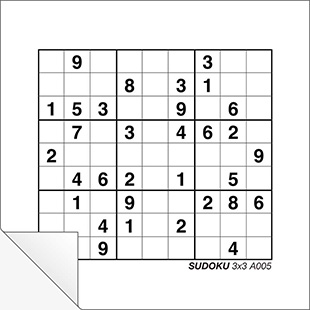 Sudoku 3x3 A005