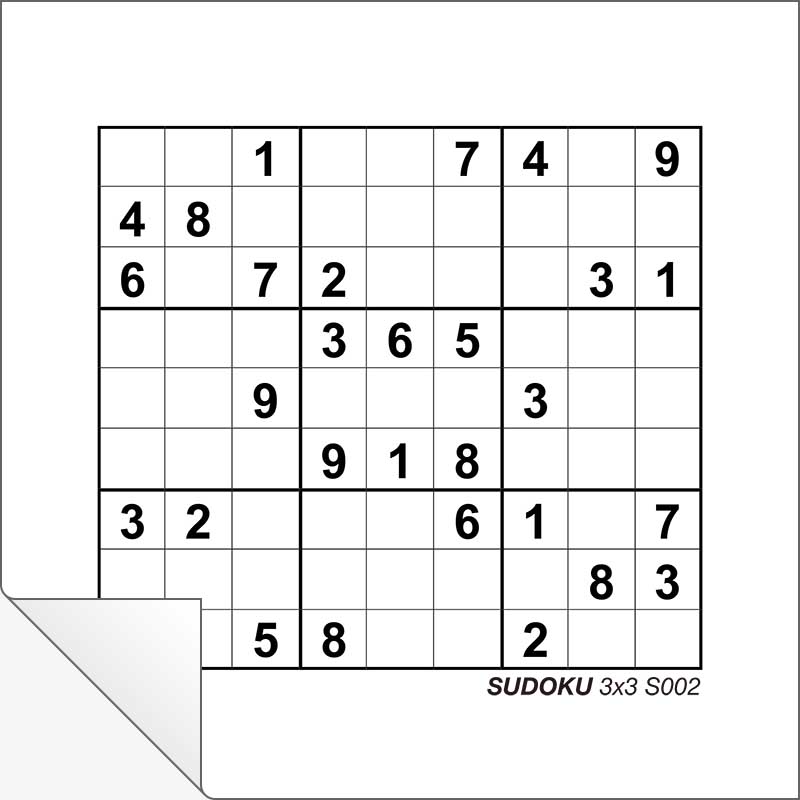 Sudoku 3x3 S002