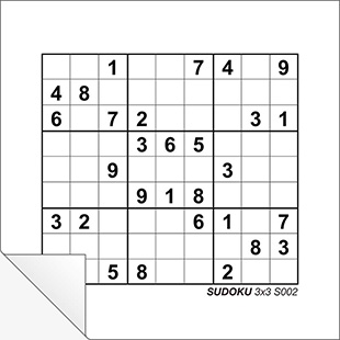 Sudoku 3x3 S002