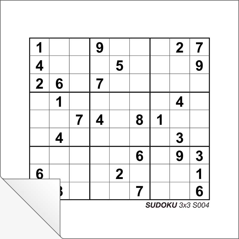 Sudoku 3x3 S004