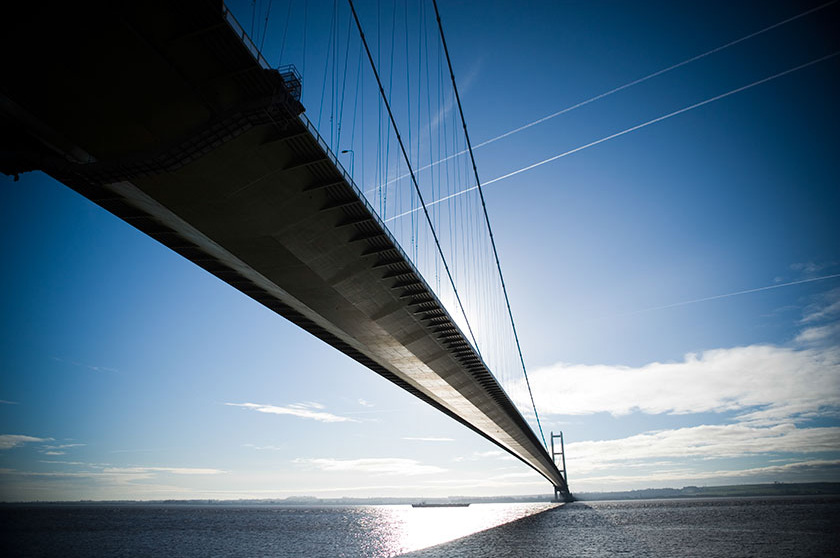 Brücke am Meer