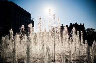 Brunnen in der Stadt