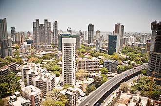 Rascacielos en Bombay
