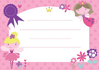 Fairy Princess Certificate