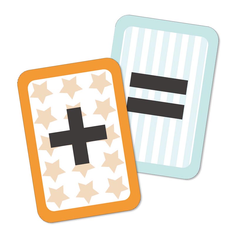 Actividades de aprendizaje imprimibles gratis - Tarjetas de estudio con símbolos matemáticos | Brother Creative Center