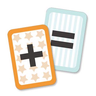 Actividades de aprendizaje imprimibles gratis - Tarjetas de estudio con símbolos matemáticos | Brother Creative Center