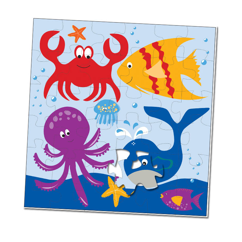 Puzzle fonds sous marins