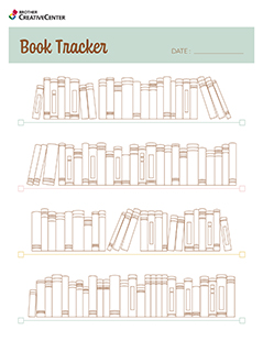 Kostenlose Lernaktivität zum Ausdrucken - Buch-Tracker & Lesetagebuch | Brother Creative Center