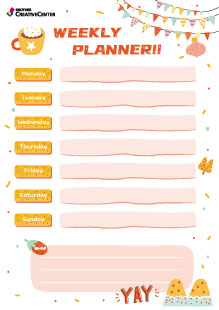 Cute Weekly Planner