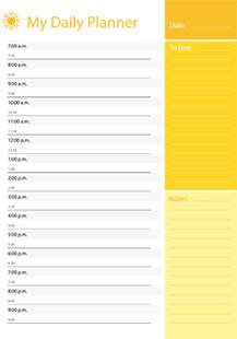 Free Printable Weekly Planner | Creative Center