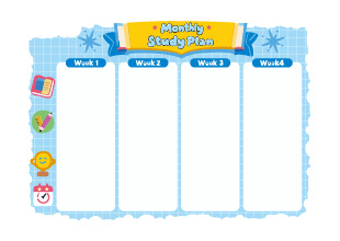 可打印的免费学习活动模板 - 月度计划表 | Brother Creative Center