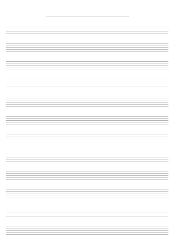 Papel de música