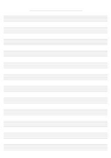 Papel de música