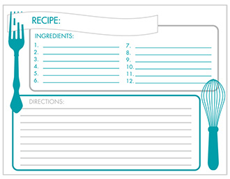 Recipe Card