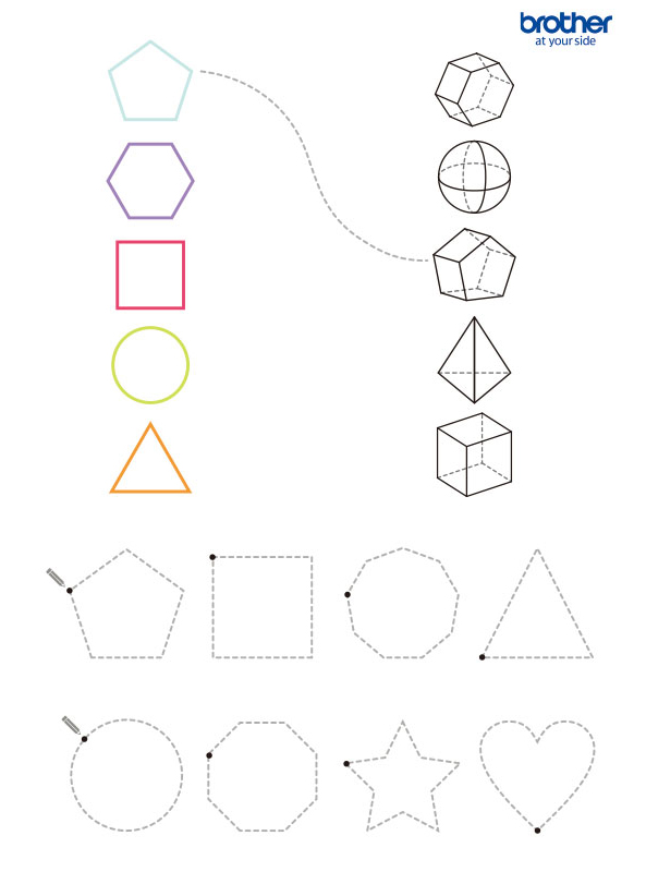 Trouver les formes correspondantes