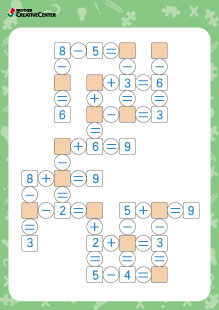 Free Printable Educational Activity - Math crossword puzzle | Brother Creative Center