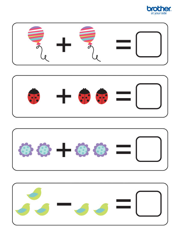 Ejercicios de Matemáticas Menores de 3