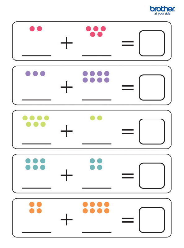 Ejercicios de Sumas Matemáticas 5 7