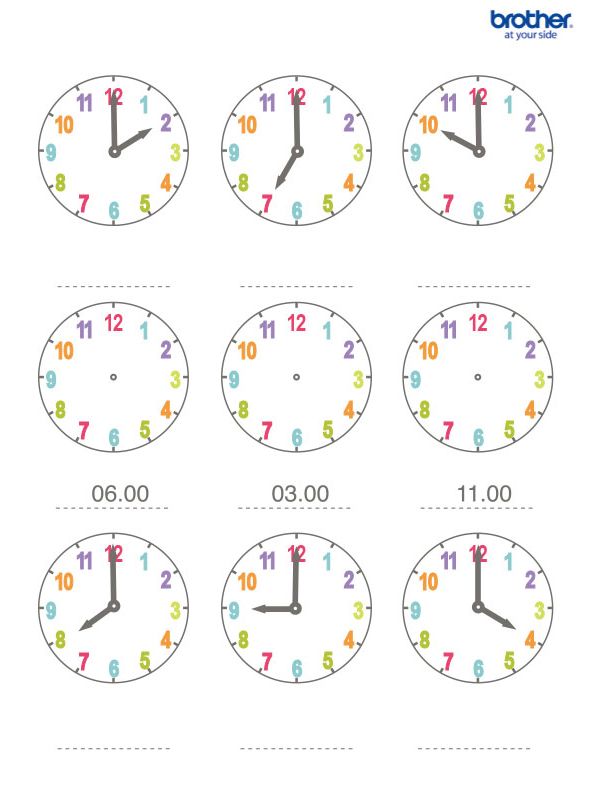 Telling Time Worksheet