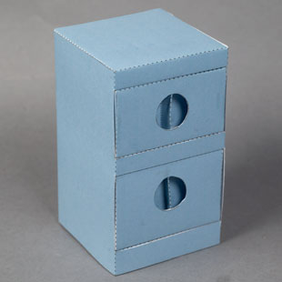 Arte della carta e origami gratuiti da stampare - Portaoggetti a forma di cassetti | Brother Creative Center