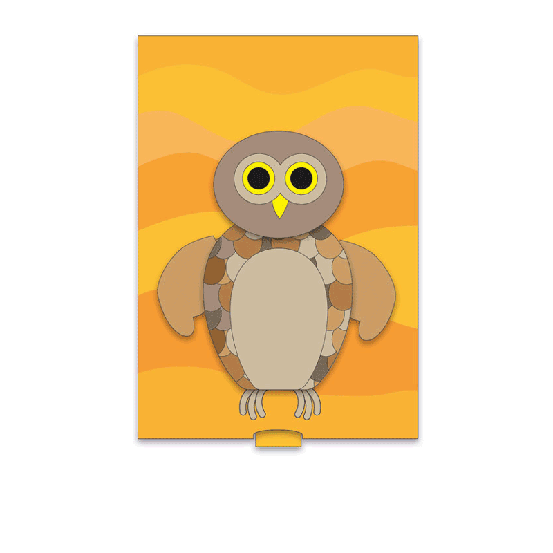 Owl slider card