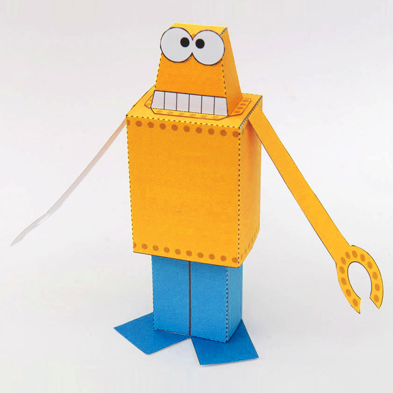 Free Printable Simple Robot Creative Center