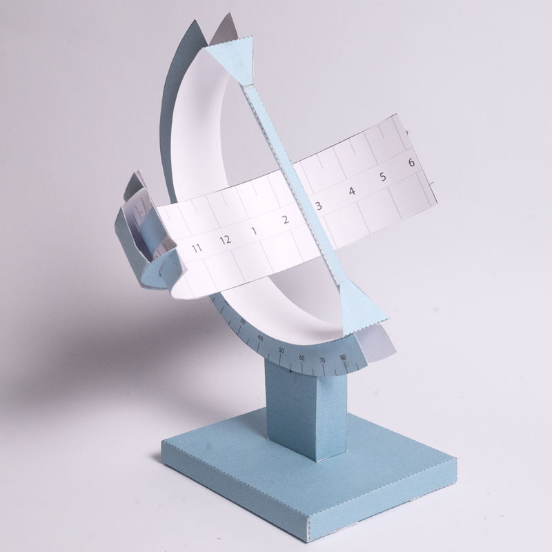 Printable Paper Craft for Free - Sundial Calendar | Brother Creative Center