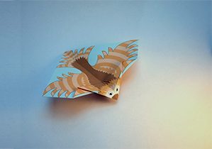 Free Printable Origami Template - Gliding Hawk | Brother Creative Center