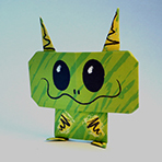 Free Printable Origami Template - Martian | Brother Creative Center