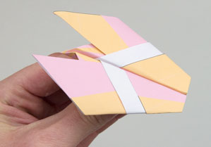 Papierflugzeug Zikade