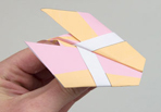 纸飞机-蝉型