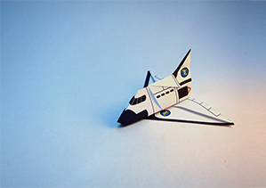 Free Printable Origami Template - Space Shuttle | Brother Creative Center