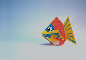 Free Printable Origami Template - Tropical Fish | Brother Creative Center