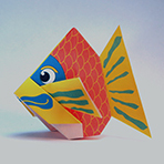 Free Printable Origami Template - Tropical Fish | Brother Creative Center