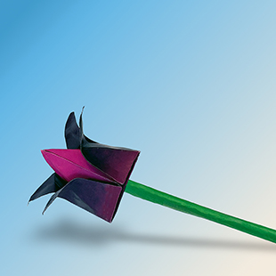 Free Printable Origami Templates - Tulip | Brother Creative Center