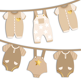 Free Printable DIY Party Decoration - Baby Shower - Bunting | Brother Creative Center
