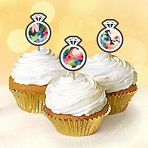 Bridal Shower Cupcake Toppers