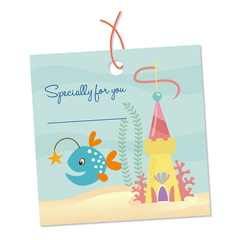 Mermaid Party Gift Tags