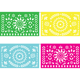 Free Printable DIY Party Decoration - Papel Picado Bunting | Brother Creative Center